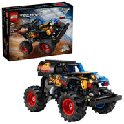 Lego 42219 Technic Monster Jam Grave Digger Fire and Ice Building Toy, Multicolor