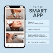 NuFACE Trinity Starter Kit Microcurrent Facial Device with Gel Activator, Silk Crme, Brush, Portable Handheld Design