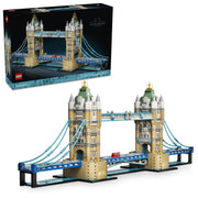 LEGO Architecture Tower Bridge Building Set, 3,745 Pieces, London Landmark Model with Raising Bascules, Home and Office Decor, 21067