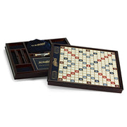 Winning Solutions WS20810 Scrabble Deluxe Wooden Edition with Rotating Game Board