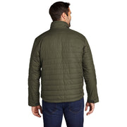 Carhartt Rain Defender Relaxed Fit Lightweight Insulated Jacket for Men, Moss, L