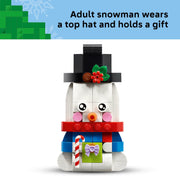 LEGO Snowman Ornaments Building Set, 168 Pieces, Multicolor, Ages 6+, 40812