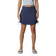 Columbia Womens All Seasons Ruched Skort with Omni-Shade UPF 50 and Omni-Shield Repellency, Nocturnal, Large, 2114801466L