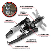 Performance Tool Valve Spring Compressor, Overhead, Alloy Steel, Black, Universal Fit, W84001