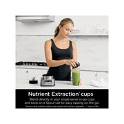 Ninja SS101 Foodi Power Nutri Duo Smoothie Bowl Maker and Personal Blender, Silver