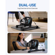 MERACH MR-S04 Under Desk Bike Pedal Exerciser Indoor Silent Elliptical Machine for Legs and Arms Mini Foot