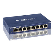 Netgear ProSAFE GS108 8-Port Gigabit Ethernet Unmanaged Network Switch, Energy Efficient Metal Case, Desktop or Wall Mount