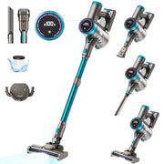 KANFUAQ P2 Cordless Vacuum Cleaner 38000PA/400W Stick Vacuum 50min 2200mAh for Home Pet Hair Car Carpet Hardwood Floor