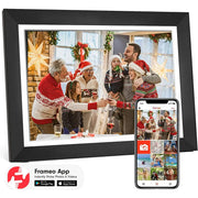 Aursear XG-11 10.1'' WiFi Digital Picture Frame, Electric Smart Digital Photo Frame with 1280x800 IPS Touchscreen, Auto-Rotate, Share Moments Instantly via Free App from Anywhere