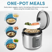 Aroma ARC-5200SG Professional 20-Cup (Cooked)/5Qt. Digital Rice & Grain Multicooker