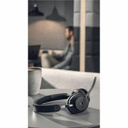 Jabra Evolve2 65 Wireless Bluetooth Headset, Noise-Cancelling, USB-C, Black, Up to 37 Hours Battery Life