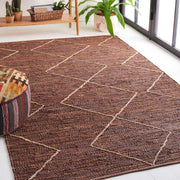 Safavieh Vintage Leather Elijah Geometric Area Rug, Black and Natural, 5 ft x 8 ft, VTL801Z-5