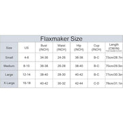 Flaxmaker Women One-Piece Swimsuit Two-Piece Set, Black and White Bow-Tie Cut Out, Polka Dot Print, Padded Bra, Umbrella Skirt