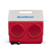 Igloo Playmate KoolTunes 14 Qt Hard Sided Cooler with Built-In Bluetooth Speakers, Red White, 00027736