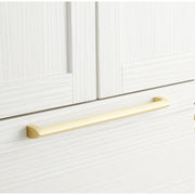 Signature Hardware 453819 Rindahl 17-3/4 Inch Center to Center Appliance Pull Satin Brass Cabinet Hardware Pulls Appliance