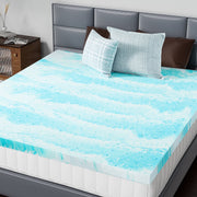 CONCETTA Memory Foam Mattress Topper with Cooling Gel, 3 Inch, Full Size
