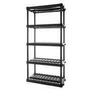 Plano PLA9618SB 5-Shelf Heavy Duty Plastic Storage Shelves, 73