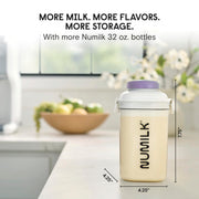 Numilk 32 oz. Accessory Bottle with Silicone-Sealed Lid, Dishwasher Safe, Reusable Plastic for Home Machine, 61210