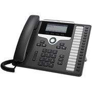 Cisco 7861 Corded Business UC IP Phone, 16 Programmable Lines, 3.5-Inch Grayscale Display, Class 1 PoE, Black