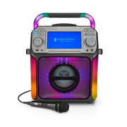 The Singing Machine STVG789BK Groove XL Stand Alone Karaoke Machine with 6 Vocal Effects & LED Lights Black