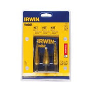 Irwin 15502 3 Piece Titanium Coated Unibit Set