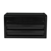 Hyper Tough Mini 10-Inch 2-Drawer Steel Tool Box, Black, Compact Portable Storage Organizer, 91-602-0151