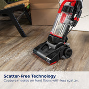 BISSELL CleanView Compact Upright Vacuum, Bagless, Scatter-Free Technology, 10 in Cleaning Path, Red, 3508T