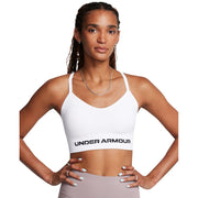 Under Armour Vanish Seamless Low Sports Bra - White - M