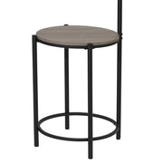 Mainstays 62-095 54-inch Floor Lamp with Faux Wood Finished Table