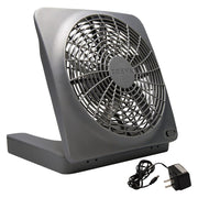 O2COOL FD10101A 10-Inch Portable Fan with AC Adapter Dual Power sources