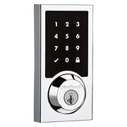 Kwikset SmartCode 916 Z-Wave Electronic Deadbolt Lock with Touchscreen Keypad, Polished Chrome, 99160-043