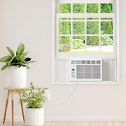 Keystone Window Air Conditioner, 6,000 BTU Cooling for 250 Sq. Ft., Remote Control, Energy Saving Modes, White, KSTAW06DE
