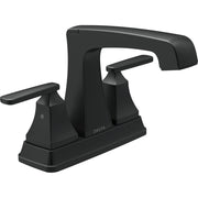 DELTA FAUCET 2564-BLTP-DST Ashlyn Two Handle Tract-Pack Lavatory Faucet Centerset, Matte Black