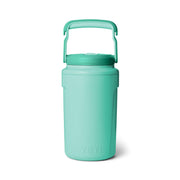 YETI Silo Half Gallon Sports Water Bottle, PermaFrost Insulated, Leakproof MagSlider Straw Cap, Seafoam, Lightweight with Fence Hook Handle, 21071507181