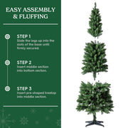 Holiday Time 7' Pre-Lit Brinkley Pine Green Artificial Christmas Tree with Warm White LED Lights