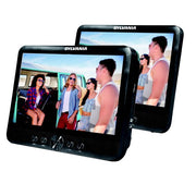 Sylvania SDVD1082 Dual Screen Portable DVD Media Player, Black