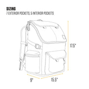 Carhartt B000044321199 35L Nylon Workday Backpack - Brown