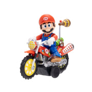 Jakks Pacific Super Mario Galaxy Movie Mario Action Figure with Pull Back Motorcycle, 2.5 Inch, 9 Points of Articulation, Ages 3+, 432334