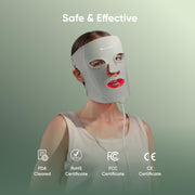 Nanoleaf LED Light Therapy Face Mask, FDA-Cleared, 7 Treatment Modes with Red, Blue, and Near Infrared Light, 432 LEDs, Rechargeable, Green, NLEDK00-1TFM