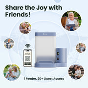 Birdfy Rookie Smart Bird Feeder with Camera, 1080P HD Video, 60FPS Slow-Motion, AI Bird Identification, Full-Color Night Vision, IP66 Waterproof, Eco-Friendly Design