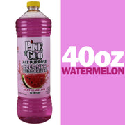 Pine Glo All Purpose Multi-Surface Cleaner Deodorizer, Pourable, Watermelon Scent, 40 fl oz, Pack of 6