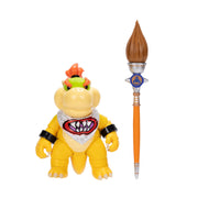 Jakks Pacific Bowser Jr. 5-Inch Action Figure with Paint Brush Accessory, 17 Points of Articulation, Super Mario Galaxy Movie 432534