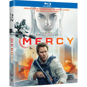Mercy Blu-ray Movie, Sci-Fi Action Adventure, PG-13, Directed by Timur Bekmambetov, Starring Chris Pratt and Rebecca Ferguson, 1080p Widescreen, Multilingual Audio and Subtitles