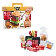 Slime Life 545323 Cheeseburger DIY Slime Food Kit, Multicolor