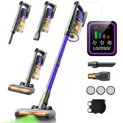 Laresar 550W 55Kpa Cordless Stick Vacuum, Green Laser, 60Min Battery, Aromatherapy Pet Hair and Hard Floor Cleaner