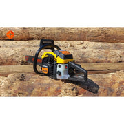 Amobro TimberMaster 20-Inch 58CC 3.4HP Gas Chainsaw with Auto-Lube Smart Saw for Tree and Wood Cutting