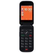 Consumer Cellular Iris 8GB Black Flip Phone 4G LTE 5 (MP) Megapixels