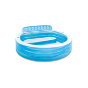 Intex 57190WL Inflatable Swim Center Family Lounge Pool, 90'' x 86'' x 31''