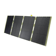 GreatStar D33679 Swiss Tech 100W Foldable Solar Panel Charger, Waterproof, USB-A and USB-C Ports, Portable with Adjustable Support Legs and Detachable Sun Gauge
