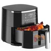 WiseStone Air Fryer 6QT Toaster Oven Kitchen Appliances with 8 Cooking Presets, 8-in-1 Max Crisp, Air Fry
